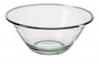 Miska szklana LE CHEF, szkło hartowane, średnica 18 cm, poj. 50 cl, okrągła, EXXENT 10224